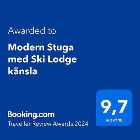 Modern Stuga Med Ski Lodge Kaensla Järvsö Eksteriør bilde