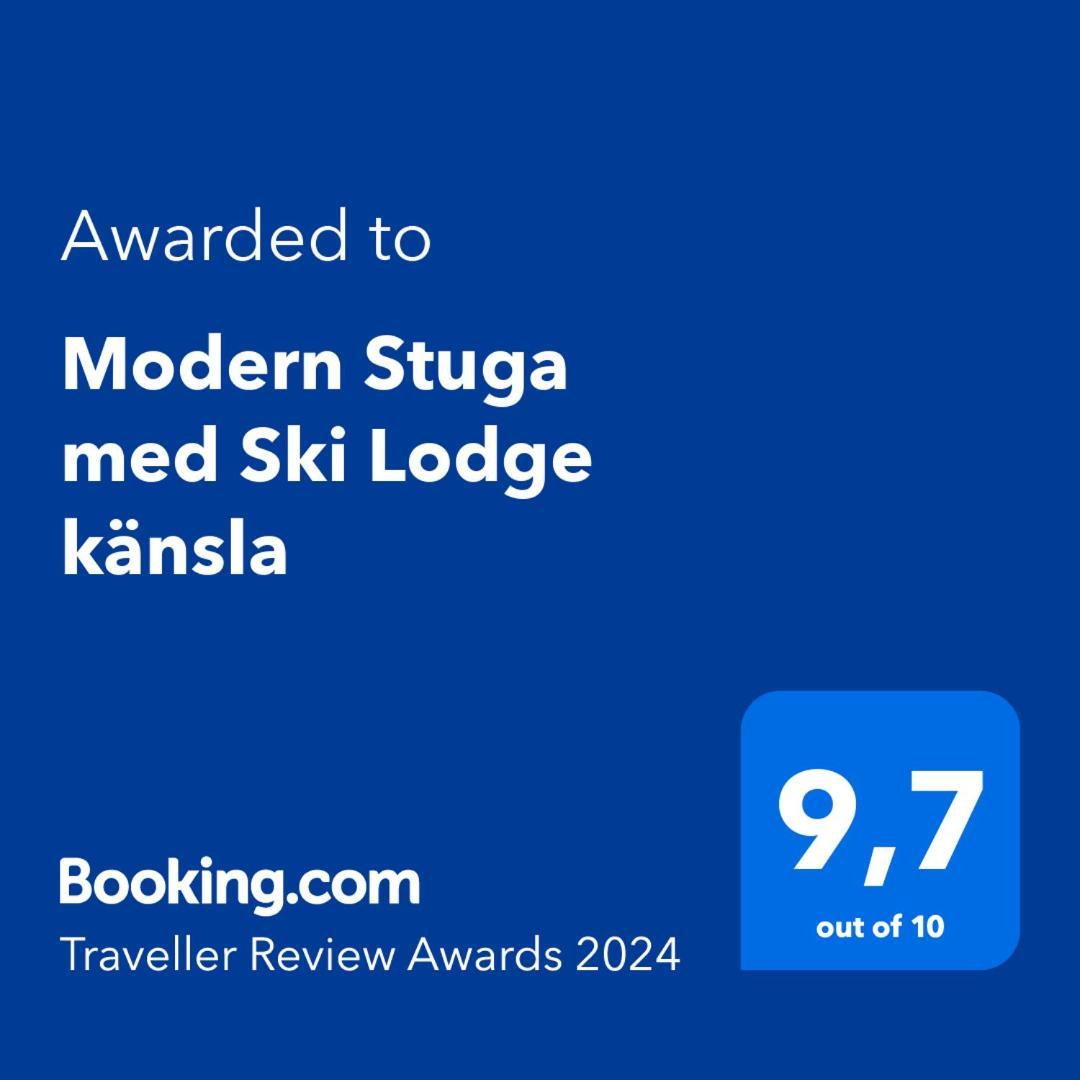 Modern Stuga Med Ski Lodge Kaensla Järvsö Eksteriør bilde