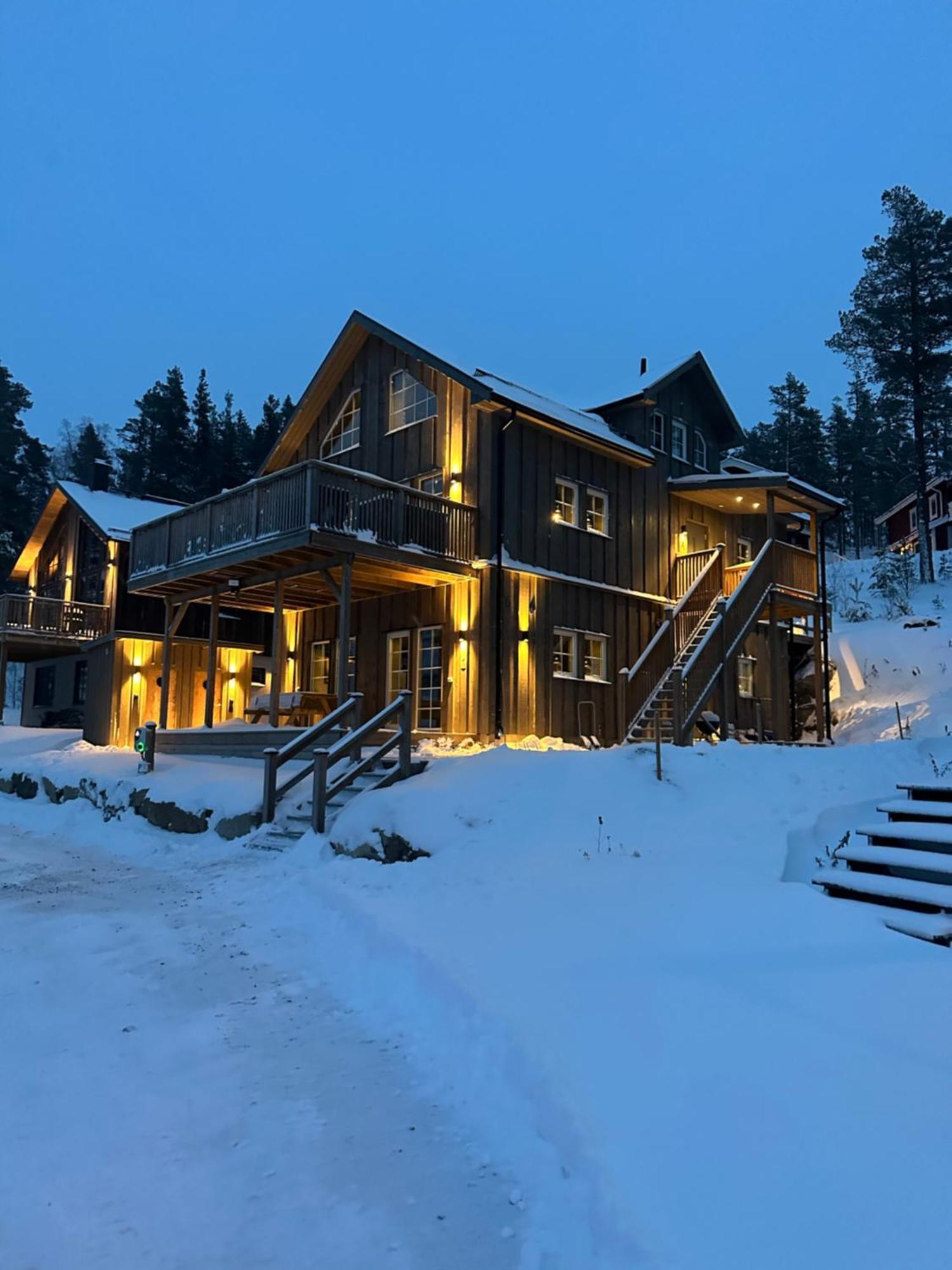 Modern Stuga Med Ski Lodge Kaensla Järvsö Eksteriør bilde